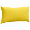 Cojines de sofá 2 pcs Amarillo Claro 80 x 40 cm tela 5