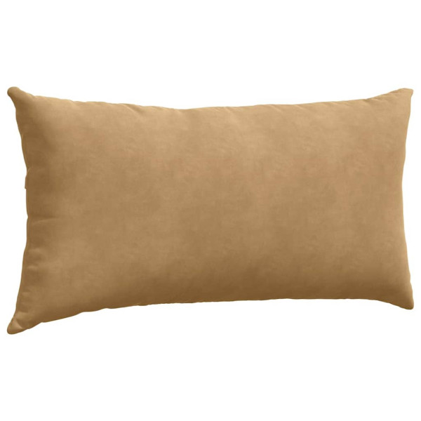 Cojines de sofá 2 pcs Marrón 80 x 40 cm Tela de pana M 5