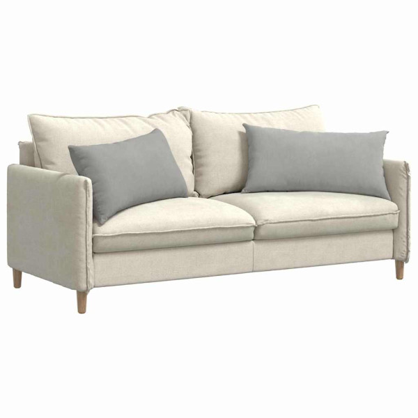 Cojines de sofá 2 pcs Gris Claro 80 x 40 cm tela M 3