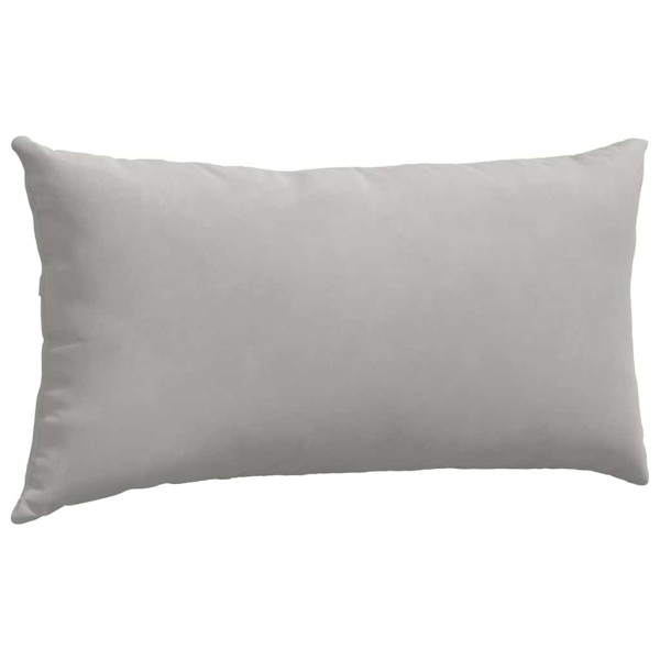 Cojines de sofá 2 pcs Gris Claro 80 x 40 cm tela M 5