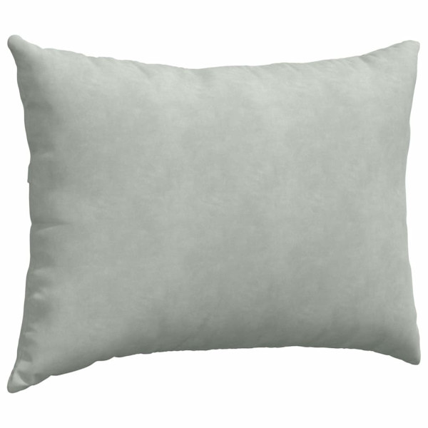 Cojines de sofá 2 pcs Gris Claro 70 x 50 cm Tela de pana M 5