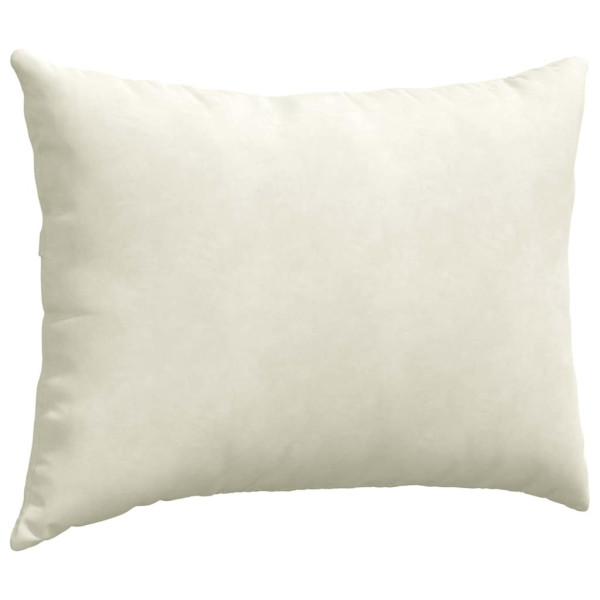 Cojines de sofá 2 pcs Crema 70 x 50 cm Tela de pana M 5