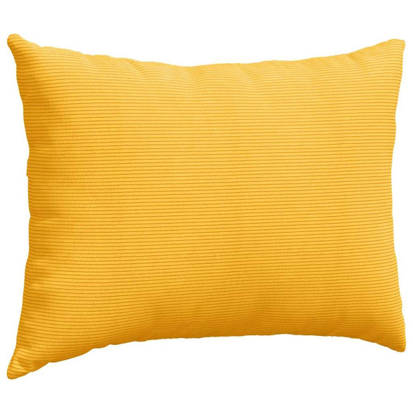 Cojines de sofá 2 pcs Amarillo Claro 70 x 50 cm Tela de pana M 5