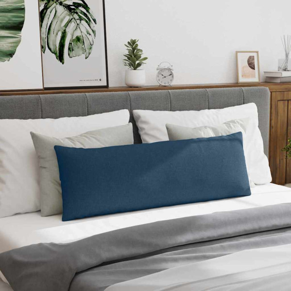 Cojines de sofá 2 pcs Azul 120 x 40 cm tela M 4