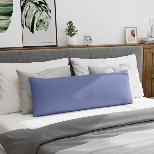 Cojines de sofá 2 pcs Azul 120 x 40 cm tela M 4