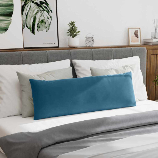 Cojines de sofá 2 pcs Azul 120 x 40 cm Tela de pana M 4