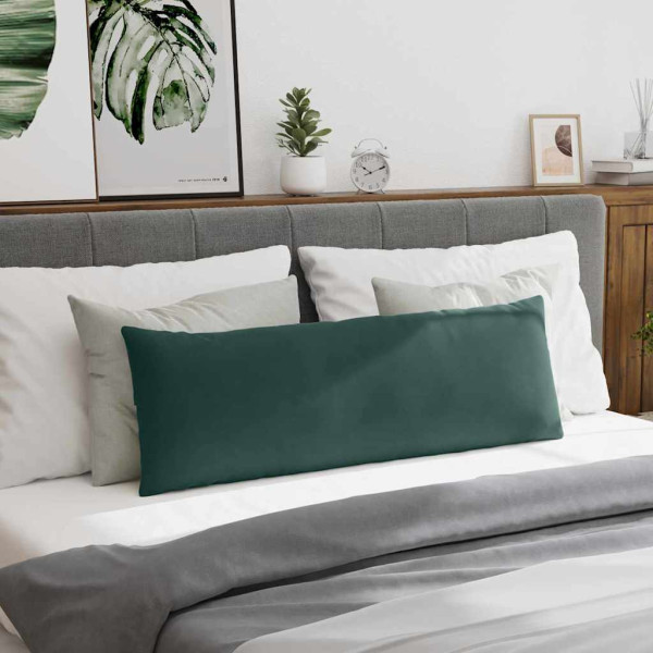 Cojines de sofá 2 pcs Verde oscuro 120 x 40 cm Tela de pana M 4