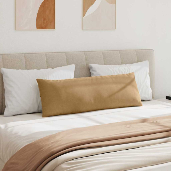 Cojines de sofá 2 pcs Marrón 120 x 40 cm Tela de pana M 4