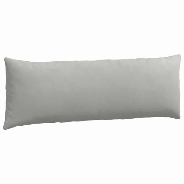 Cojines de sofá 2 pcs Gris Claro 120 x 40 cm tela M 5