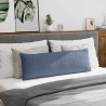 Cojines de sofá 2 pcs Azul 120 x 40 cm Tela de pana 4