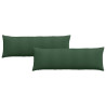 Cojines de sofá 2 pcs Verde oscuro 120 x 40 cm Tela de pana 2