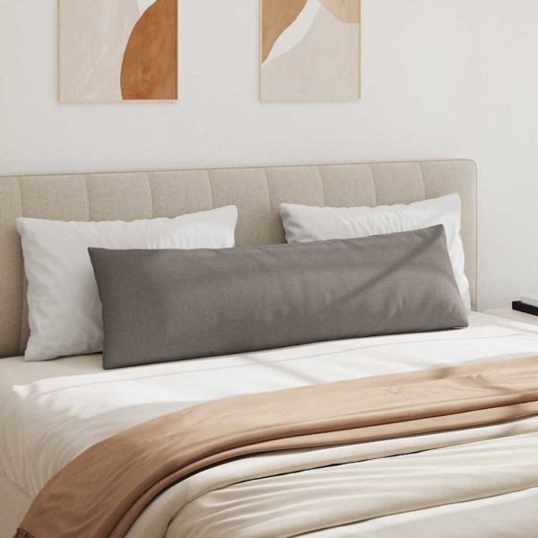 Cojines de sofá 2 pcs Taupé 145 x 40 cm tela M 4