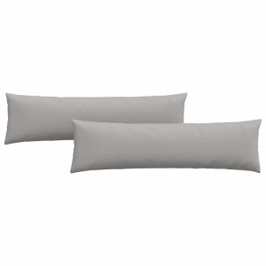 Cojines de sofá 2 pcs Gris 145 x 40 cm tela H