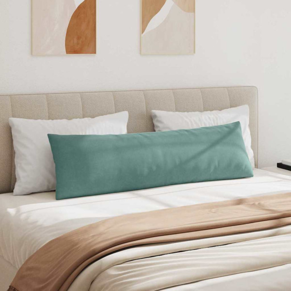 Cojines de sofá 2 pcs Verde Mar 145 x 40 cm Tela de pana M 4