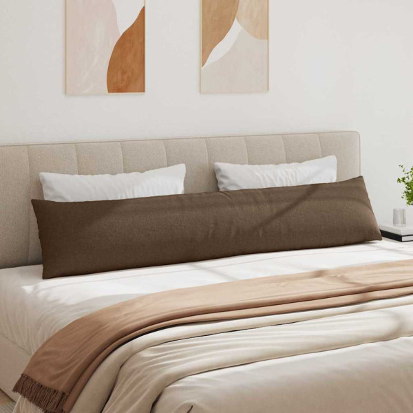 Cojines de sofá 2 pcs Marrón 200 x 40 cm tela M 4