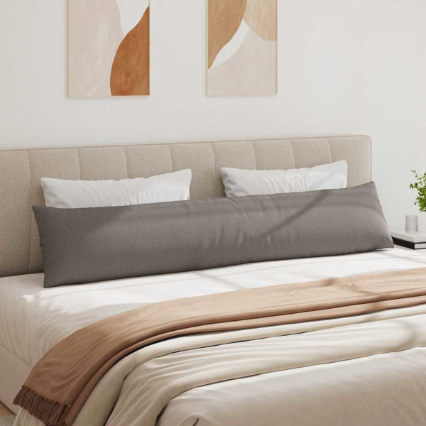 Cojines de sofá 2 pcs Taupé 200 x 40 cm tela M 4