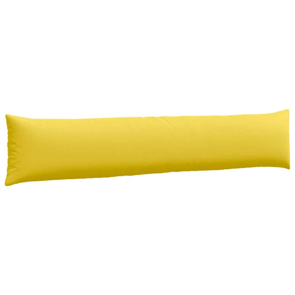 Cojines de sofá 2 pcs Amarillo Claro 200 x 40 cm tela M 5