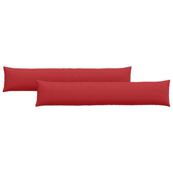 Cojines de sofá 2 pcs Rojo 200 x 40 cm tela M 2