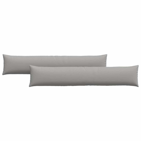 Cojines de sofá 2 pcs Gris 200 x 40 cm tela M 2