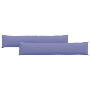 Cojines de sofá 2 pcs Azul 200 x 40 cm tela H