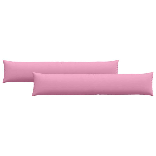 Cojines de sofá 2 pcs Rosa 200 x 40 cm tela M 2
