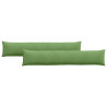 Cojines de sofá 2 pcs Verde claro 200 x 40 cm Tela de pana 2