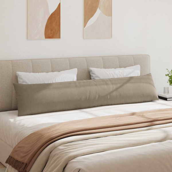 Cojines de sofá 2 pcs Taupé 200 x 40 cm tela M 4