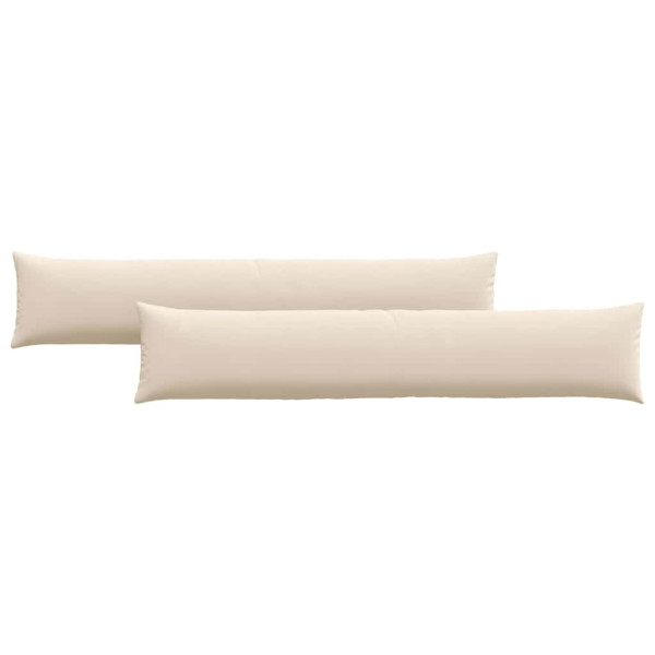 Cojines de sofá 2 pcs Beige 200 x 40 cm tela M 2