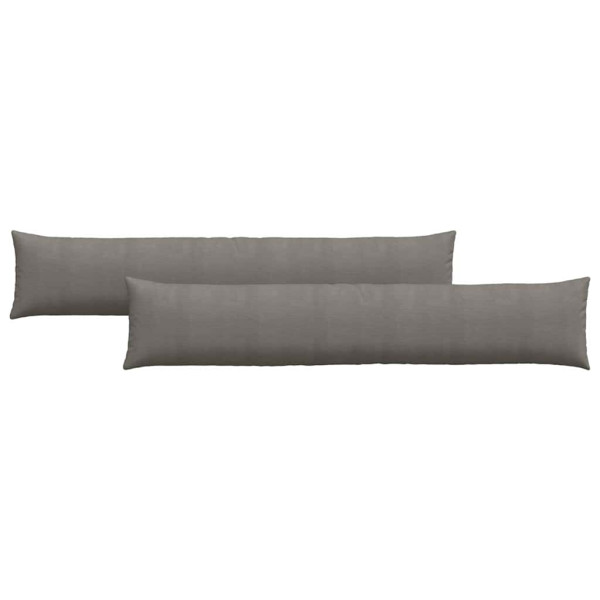 Cojines de sofá 2 pcs Gris Claro 200 x 40 cm Tela de pana M 2