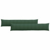 Cojines de sofá 2 pcs Verde oscuro 200 x 40 cm Tela de pana 2