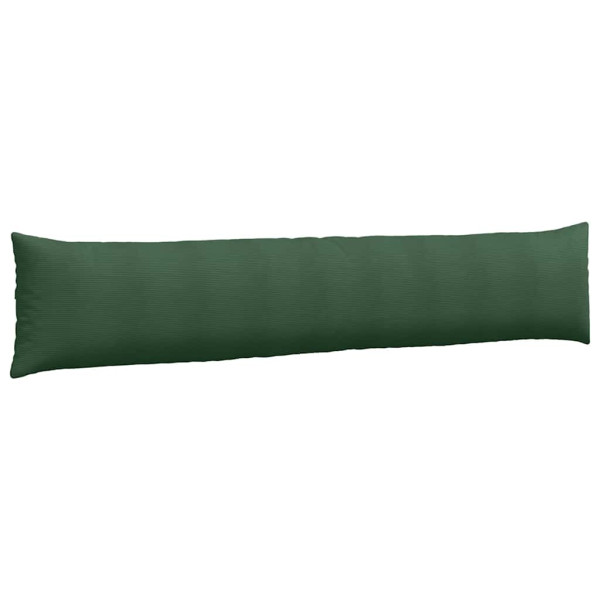Cojines de sofá 2 pcs Verde oscuro 200 x 40 cm Tela de pana M 5