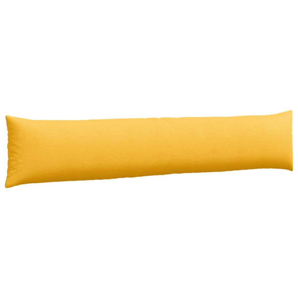 Cojines de sofá 2 pcs Amarillo Claro 200 x 40 cm Tela de pana M 5