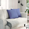 Cojines de sofá 2 pcs Azul 45 x 45 cm tela 1