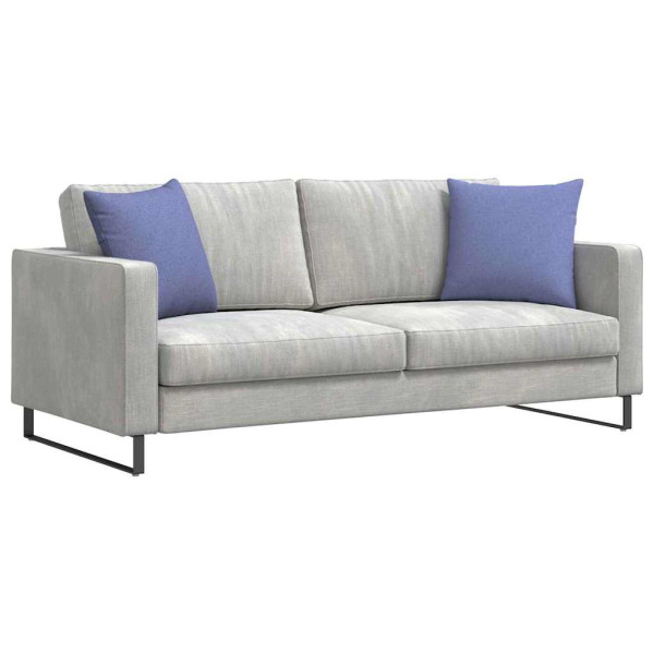 Cojines de sofá 2 pcs Azul 45 x 45 cm tela M 3