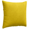 Cojines de sofá 2 pcs Amarillo 45 x 45 cm Tela de pana 5