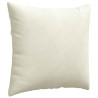Cojines de sofá 2 pcs Crema 45 x 45 cm Tela de pana 5