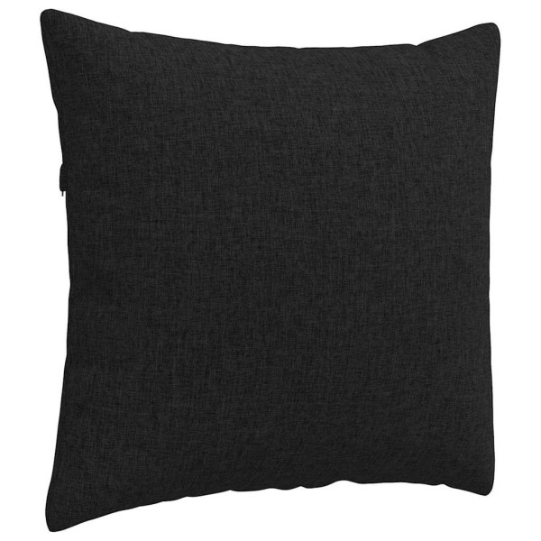 Cojines de sofá 2 pcs Negro 50 x 50 cm tela M 5