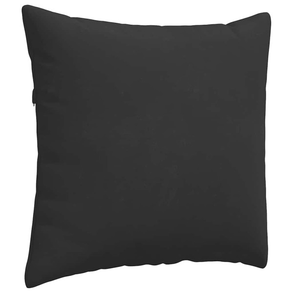 Cojines de sofá 2 pcs Negro 50 x 50 cm tela M 5