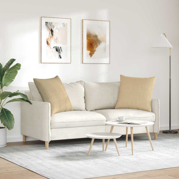 Cojines de sofá 2 pcs Verde grisáceo 60 x 60 cm Tela de pana M 4