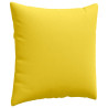 Cojines de sofá 2 pcs Amarillo Claro 80 x 80 cm tela 5
