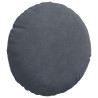 Cojines para asiento 2 pcs Gris oscuro Ø 40 x 13 cm Terciopelo 5