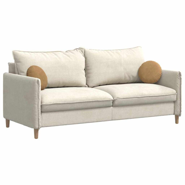 Cojines para asiento 2 pcs Marrón Ø 40 x 13 cm Terciopelo M 3