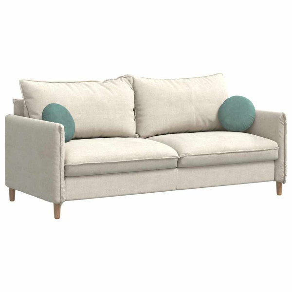 Cojines para asiento 2 pcs Verde Mar Ø 40 x 13 cm Terciopelo M 3