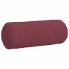 Cojines Bolster 2 pcs Rojo vino Ø 15 x 40 cm tela 5