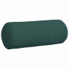 Cojines Bolster 2 pcs Verde oscuro Ø 15 x 40 cm tela 5