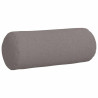 Cojines Bolster 2 pcs Taupé Ø 15 x 40 cm tela 5