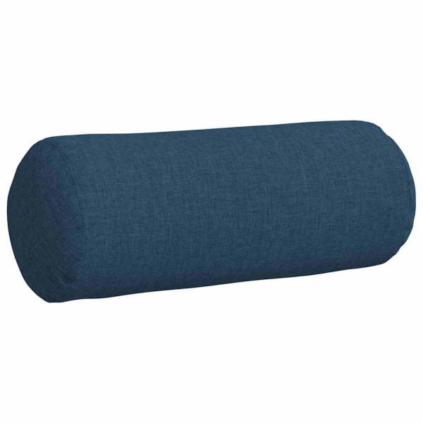 Cojines Bolster 2 pcs Azul Ø 15 x 40 cm tela M 5