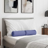 Cojines Bolster 2 pcs Azul jeans Ø 15 x 40 cm tela 1