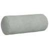 Cojines Bolster 2 pcs Gris Claro Ø 15 x 40 cm Tela de pana 5