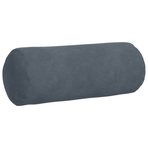 Cojines Bolster 2 pcs Gris oscuro Ø 15 x 40 cm Tela de pana M 5